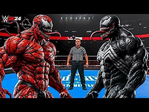 WWE 2K24 - CARNAGE VS VENOM | PS5 Gameplay
