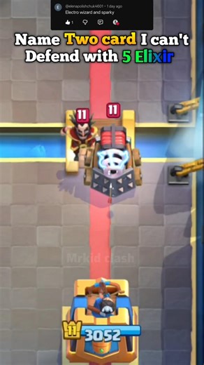 Electro Wizard & Sparky vs 3 Elixir