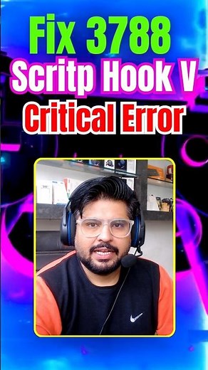 Fix ScriptHookV Critical Error GTA 5 3788 PC (2026) #Shorts #gta5shorts