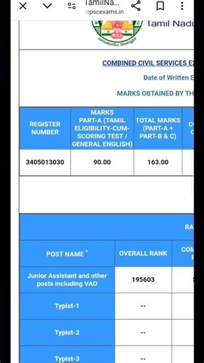 tnpsc group 4 result #tnpsc #tnpscgroup4 #tnpscgroup4result2025 #group4results