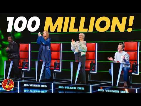 Over 100 MILLION VIEWS! Iconic Blind Auditions on The Voice Norway 🇳🇴