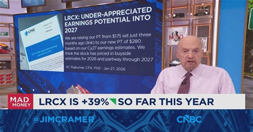 Jim Cramer on why chip equipment growth looks more durable
