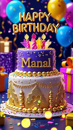 Happy Birthday Song for Manal 🎧 | Birthday Countdown + Remix Song