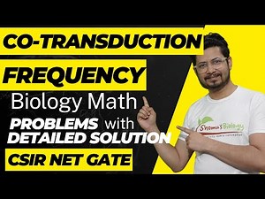 Co transduction mapping frequency problems | Gene mapping in bacteria practice problems
