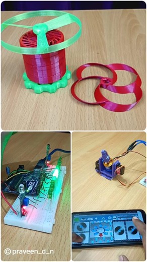 IR sensor project, propeller launcher, 3 axis launcher ‪@Praveen_D_N‬