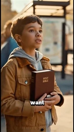 Young American Boy Preaches Jesus’ Love to Travelers #gospel