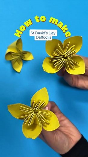 Create beautiful paper daffodils this St David's Day! 💐​ Feeling inspired? We have everything from quick and easy dragon crafts for kids to educational colouring sheets and amigurumi leeks. ​ Find these free projects on the Hobbycraft website: https://www.hobbycraft.co.uk/ideas/st-davids-day-projects-to-make.html?utm_source=facebook&utm_medium=Social&utm_campaign=edibs #Hobbycraft #StDavidsDay | Hobbycraft