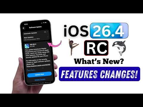 iOS 26.4 RC Released – What’s New? Features & Changes! In Hindi