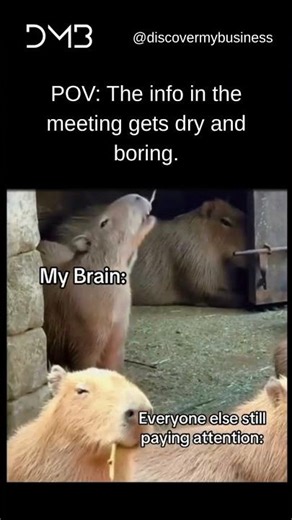 POV: When the Meeting Gets Boring 😂 | Relatable Work Meme