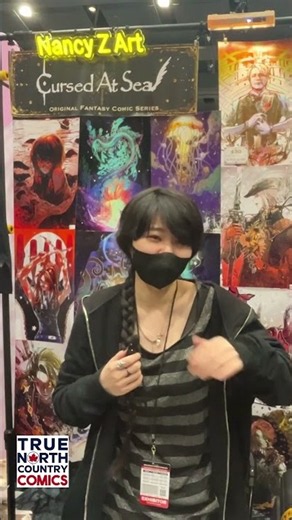 Nancy Z promotes #comicbooks at #fanexpocanada 2026
