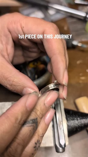 This one hits different. 🤍 This is the very first piece I’ve ever made by hand—from raw materials to a finished pendant. Holding it feels like holding the start of something new. Is this the beginning of pieces made by me? I think so. There’s something powerful about creating with your own hands, honoring the stone, and letting the process guide you. This piece is just the beginning of a new chapter, and I’m so excited to see where it leads. Thank you for being here for the start of it all. ✨ #