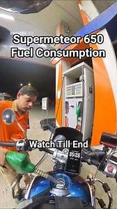 #royalenfieldsupermeteor650 Real World Fuel Consumption, Average .. #india