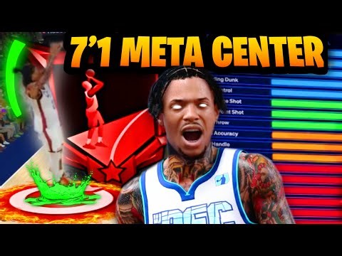 BROKEN 7’1 Center Meta Build in NBA 2K26 (Jumpshot + Deep Bomber Takeover Tutorial) BEST BUILD 2K26