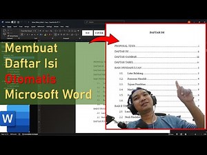 Cara Membuat Daftar Isi di Microsoft Word Secara Otomatis | Tutorial Word |