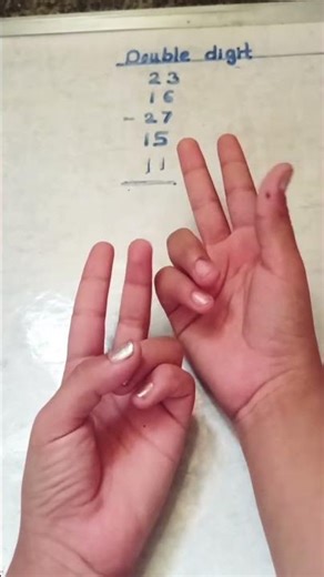 finger math 2 digit addition and subtraction #mentalmath #abacusgenius || how to calculate