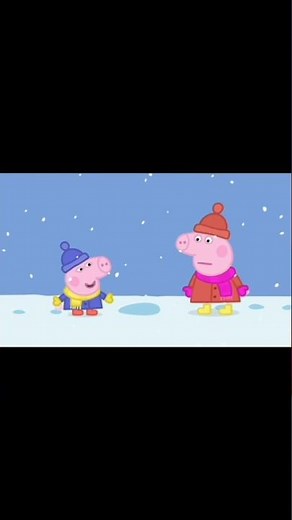 peppa pig snow in 40 seconds