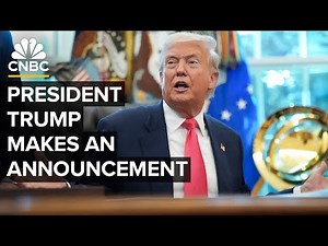 President Trump makes an announcement — 8/22/2025
