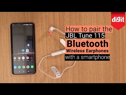 JBL Tune 115 BT Wireless Earphones - How to Pair