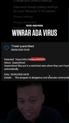 Waspada!!! WinRAR telah disusupi oleh Virus Trojan yang Berbahaya