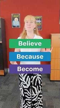"Believe, Because, Become" - Speech Structure Spotlight