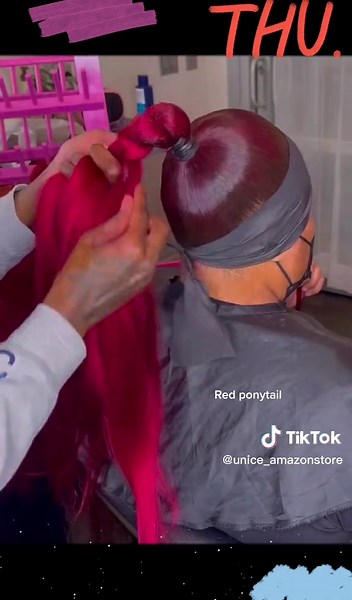 Stunning Red Ponytail Hairstyle Ideas with Braids Tutorial