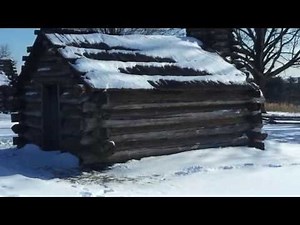 American Colonial Army Cabins at Valley Forge 1777
