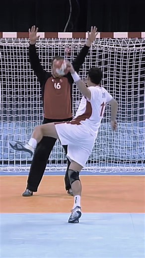 Amazing Lob Shot by Mirza Džomba in Handball Match