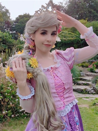 Rapunzel Cosplay Transformation for Disney Fans