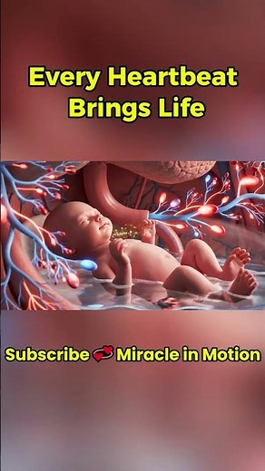 Inside the Womb✨How a Mother Nourishes Her Baby Before Birth #shorts #miracleinmotion #baby