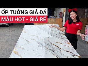 Tấm PVC vân đá Marble là gì? Chi tiết cấu tạo, kích thước, ứng dụng tấm nhựa giả đá Marble ốp tường