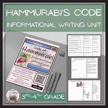 Code of Hammurabi Informational Writing Unit | 3rd-4th Grade