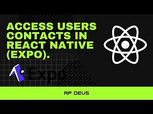 How to access users Contacts in React Native | Expo