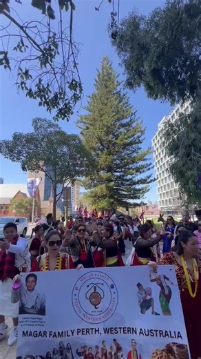 Jhorle , namste , magar family perth, w.a. # nepal festival 2024, pertha w.a.#…