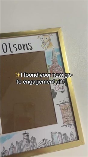 This picture frame is the ✨ PERFECT ✨ wedding gift