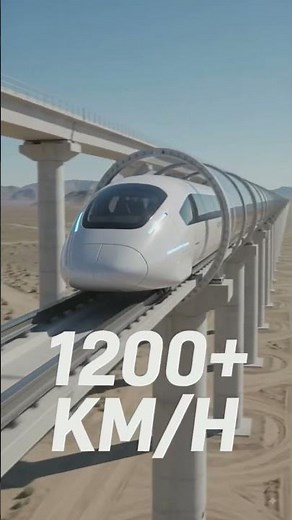 Faster Than a Plane: The Hyperloop Pods. #hyperloop #tech #travel #connection #future #train #shorts