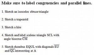 Lesson 0.6: Triangles and Special Quadrilaterals