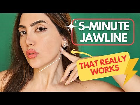 5‑Minute Jawline Workout That ACTUALLY Works ✨️✅️