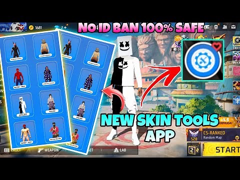 Antiban Skin Tools Pro Free Fire | Free Fire Skin Tool App | FF Skin Tool App | How To Use Skin Tool