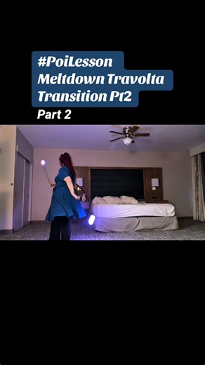 Pt2 Poi Meltdown Travolta Transition Pt2 #poi #PoiSpinning #PoiDance #FlowArts #PoiTutorial #poiflow