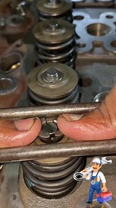 Valves spring lock with hand #fyp #reels #engineering | New Mechanic