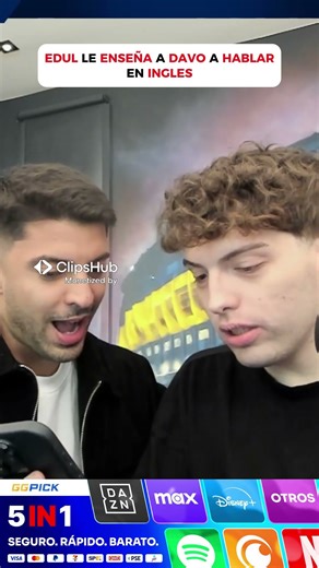 EDUL LE ENSEÑA A DAVO A HABLAR EN INGLES - GGPICK