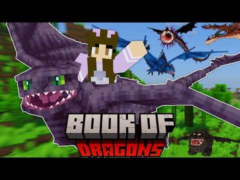 I Tamed EVERY Dragon in How to Train your Dragon Minecraft! [FULL MOVIE]