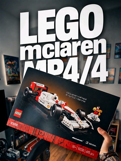 La légende Mclaren MP4/4 de Senna prend vie ! 🔥⚪️🔴 #lego #formula1 #ayrtonsenna #mclaren #psvr2