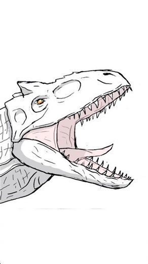 Drawing the Indominus Rex VS Spinosaurus #drawing #drawingdinosaurs #art