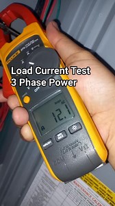 Current reading and checking balance 3 phase load Line 1 line 2 line 3 #electrician #relay #panelboard #control #power #technician #switch #wiring #diy #electrical | Electricians Guide