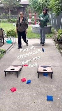 CORNHOLE BOARD GAME SET BEAN BAG TOSS BACKYARD SHENANIGANS #cornhole #bagtoss #backyard