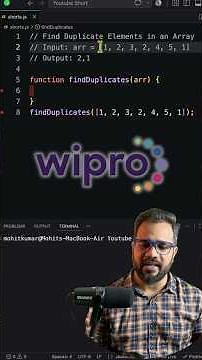 Find Duplicate Elements in an Array - JavaScript Interview Question #dsa #interview #coding