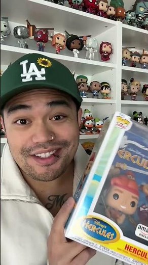 Opening the Hercules Funko Pop VHS Cover