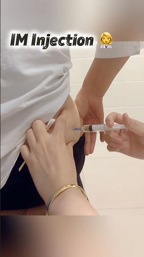 Watch a Nurse Perform a Perfect IM Injection #nursing #iminjection #doctor