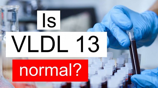 Is VLDL 13 normal, high or low? What does Very low density lipoprotein level 13 mean?